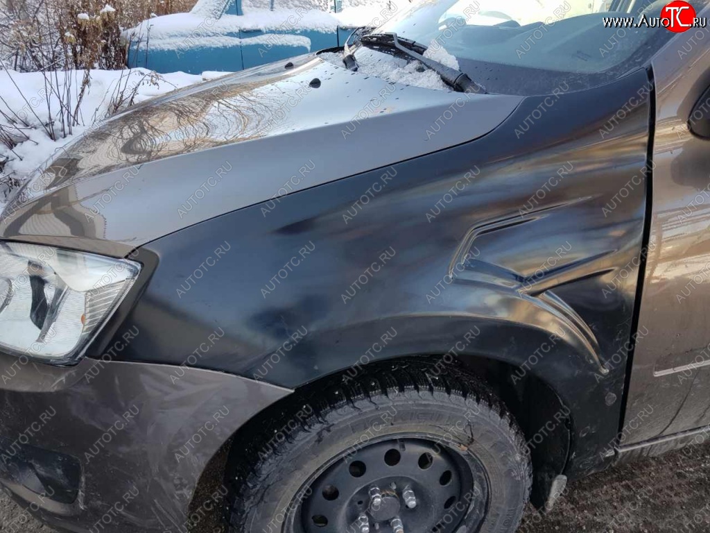 4 199 р. Переднее левое крыло Avtoritet  ВИС 2349  бортовой (2012-2018), Лада Гранта ( 2190,  2191) (2011-2017), Лада Гранта Спорт ( 2191,  2190) (2023-2025), Лада Калина ( 2192,  2194) (2013-2018), Лада Калина Спорт  2192 (2014-2018) (Жабры без выреза, Неокрашенное)  с доставкой в г. Чебоксары