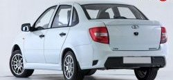 Задний бампер GTS Лада Гранта  2190 (2011-2017) седан  дорестайлинг