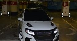 11 499 р. Пластиковый капот DTM ВИС 2349 бортовой грузовик дорестайлинг (2012-2018) (Неокрашенный)  с доставкой в г. Чебоксары. Увеличить фотографию 2