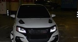 11 499 р. Пластиковый капот DTM ВИС 2349 бортовой грузовик дорестайлинг (2012-2018) (Неокрашенный)  с доставкой в г. Чебоксары. Увеличить фотографию 4