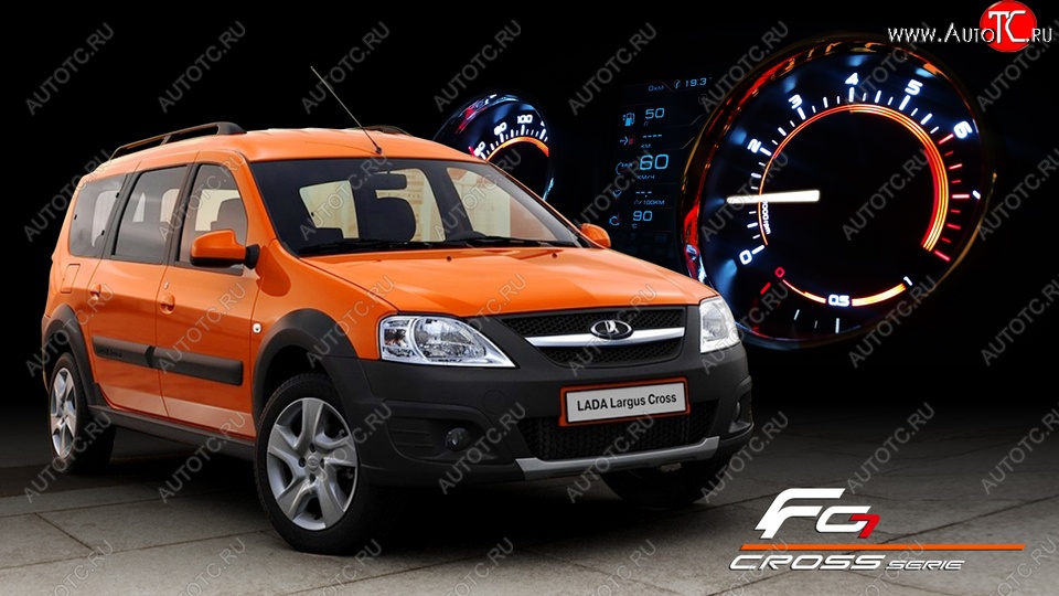 85 999 р. Комбинация приборов Ferrum GF 890 Cross Лада Ларгус дорестайлинг R90 (2012-2021)  с доставкой в г. Чебоксары