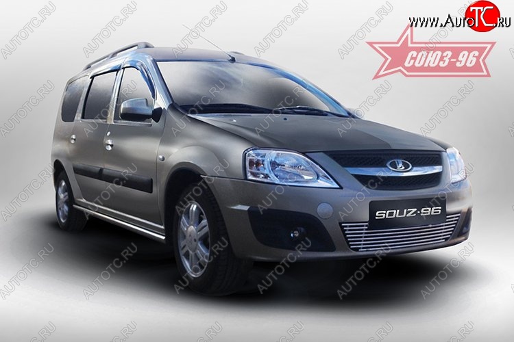 4 994 р. Декоративный элемент воздухозаборника Souz-96 (d10)  Лада Ларгус (2012-2021) дорестайлинг R90  с доставкой в г. Чебоксары
