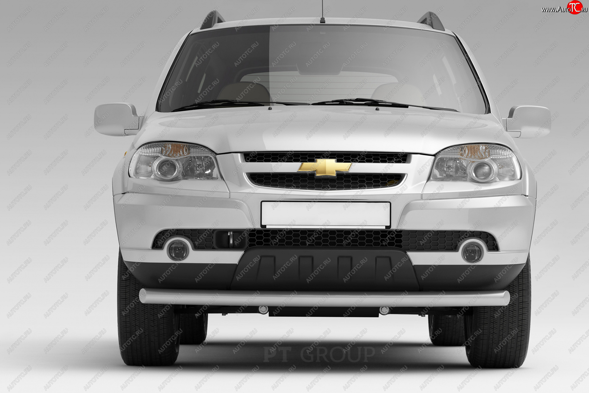 3 999 р. Защита переднего бампера Petroil Tuning (Ø63 мм)  Chevrolet Niva  2123 (2009-2020), Лада 2123 (Нива Шевроле) (2009-2021) (Сталь полимерным покрытием в цвет: серебристый❞Искра❝)  с доставкой в г. Чебоксары