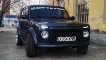 11 999 р. Стеклопластиковый капот BadBoy Лада Нива 4х4 2121 3 дв. дорестайлинг (1977-2019) (Неокрашенный)  с доставкой в г. Чебоксары. Увеличить фотографию 8