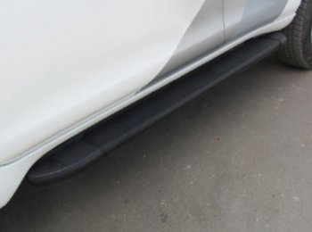 Порожки для ног Arbori Optima Black Лада нива 4х4 ( 2131,  2121) (2014-2021) Урбан 3 дв. дорестайлинг, Урбан