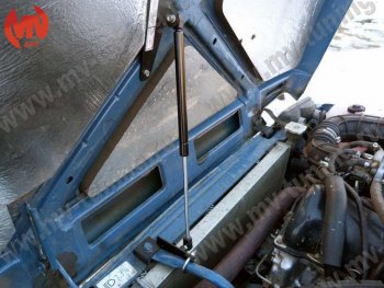 2 689 р. Упор капота MV-Tuning Лада нива 4х4 2121 (Legend) 3 дв. 2-ой рестайлинг (2021-2025)  с доставкой в г. Чебоксары. Увеличить фотографию 3