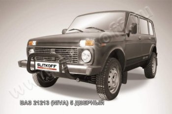 Кенгурятник d57 низкий Лада нива 4х4 ( 2131,  2121-80) (1993-2019) 5 дв. дорестайлинг, ФОРА