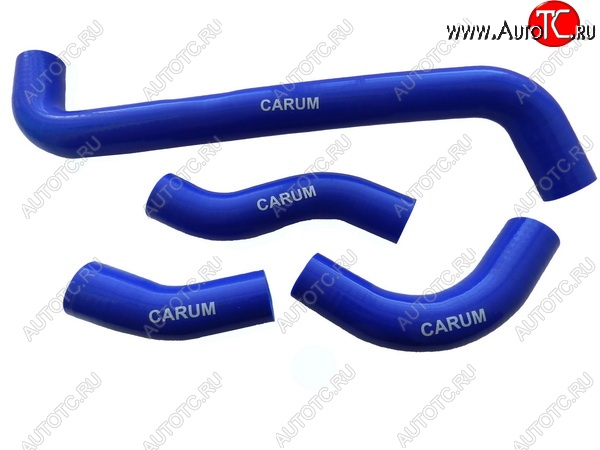 2 199 р. Патрубки радиатора (силикон) CARUM Лада нива 4х4 2121 (Legend) 3 дв. 2-ой рестайлинг (2021-2025) (комплект 4 шт.)  с доставкой в г. Чебоксары