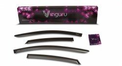 Дефлекторы окон Vinguru Лада Веста ( 2180,  SW 2181) (2015-2025) седан дорестайлинг, универсал дорестайлинг, седан рестайлинг, универсал рестайлинг