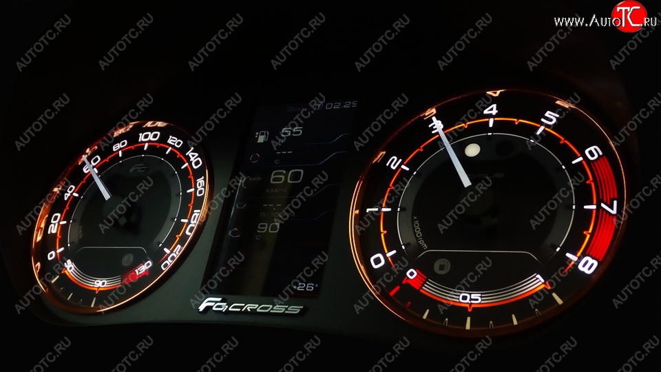 91 999 р. Комбинация приборов Ferrum GF 940 Cross  Лада Веста ( 2180,  SW 2181) - Веста Кросс ( SW 2181,  2180)  с доставкой в г. Чебоксары