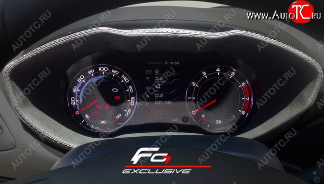 91 999 р. Комбинация приборов Ferrum GF 940 Exclusive  Лада Веста ( 2180,  SW 2181) - Веста Кросс ( SW 2181,  2180) (Цвет нитки: красный)  с доставкой в г. Чебоксары
