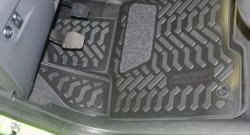 Комплект ковриков в салон Aileron 4 шт. (полиуретан, 3D с подпятником) Лада Веста Кросс SW 2181 универсал дорестайлинг (2017-2023)