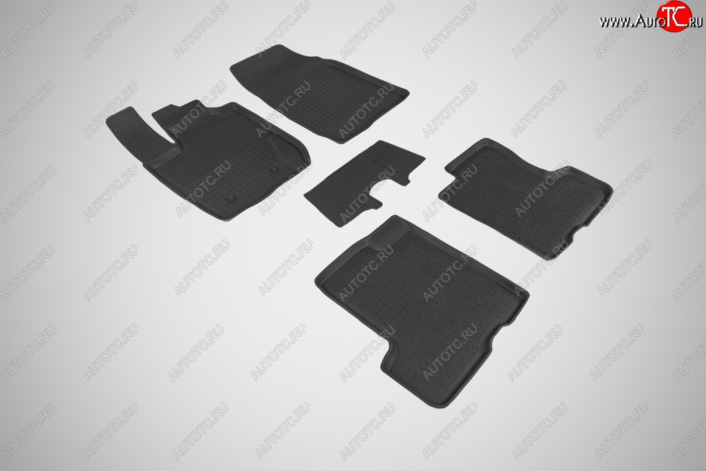 2 999 р. Износостойкие коврики в салон с высоким бортом SeiNtex Premium 4 шт. (резина) Лада XRAY (2016-2022)  с доставкой в г. Чебоксары