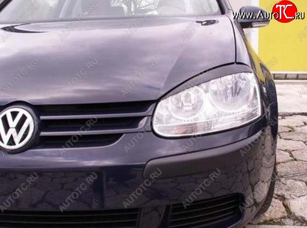 1 649 р. Реснички на фары CT Volkswagen Golf 5 универсал (2003-2009) (Неокрашенные)  с доставкой в г. Чебоксары