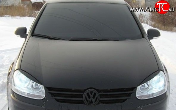 579 р. Реснички на фары M-VRS v2 Volkswagen Golf 5 универсал (2003-2009) (Неокрашенные)  с доставкой в г. Чебоксары