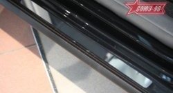 2 204 р. Накладки на внутренние пороги Souz-96 (без логотипа)  Volkswagen Golf  5 (2003-2009) универсал, хэтчбэк  с доставкой в г. Чебоксары. Увеличить фотографию 2