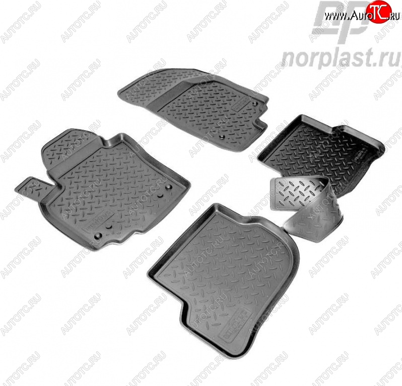 2 189 р. Комплект салонных ковриков Norplast Volkswagen Golf Plus 5 (2004-2009)  с доставкой в г. Чебоксары