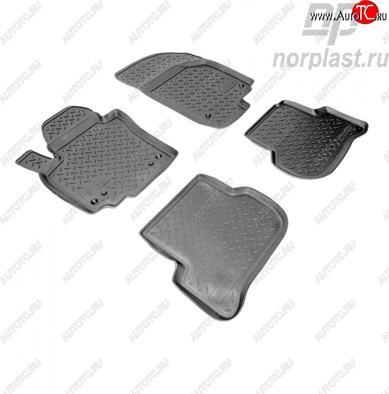 2 189 р. Комплект салонных ковриков Norplast Volkswagen Golf Plus 6 (2009-2014)  с доставкой в г. Чебоксары
