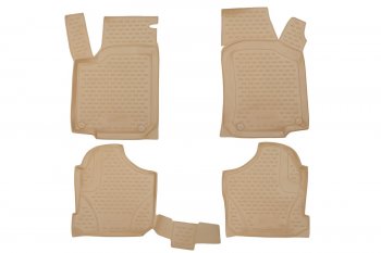 Коврики в салон Element (полиуретан) Volkswagen Golf  4 (1997-2003) (Бежевые)
