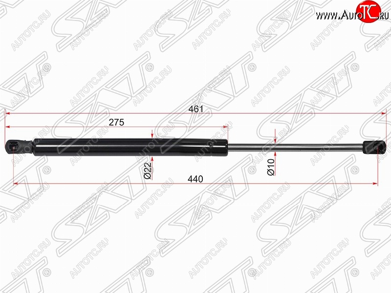 539 р. Газовый упор крышки багажника SAT  Volkswagen Golf  6 (2008-2014) хэтчбэк 5 дв.  с доставкой в г. Чебоксары