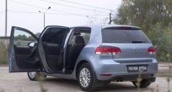 2 959 р. Накладки на порожки RA (комплект)  Volkswagen Golf  6 (2008-2014) хэтчбэк 5 дв.  с доставкой в г. Чебоксары. Увеличить фотографию 2