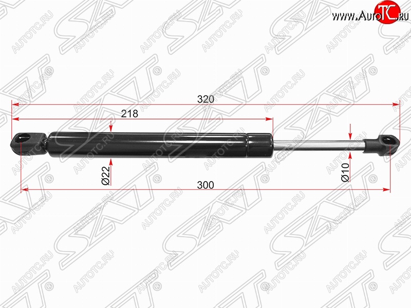 599 р. Газовый упор крышки багажника SAT  Volkswagen Jetta  A5 (2005-2011) седан  с доставкой в г. Чебоксары