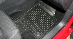 3 199 р. Коврики в салон Element 4 шт. (полиуретан) Volkswagen Jetta A6 седан дорестайлинг (2011-2015)  с доставкой в г. Чебоксары. Увеличить фотографию 2