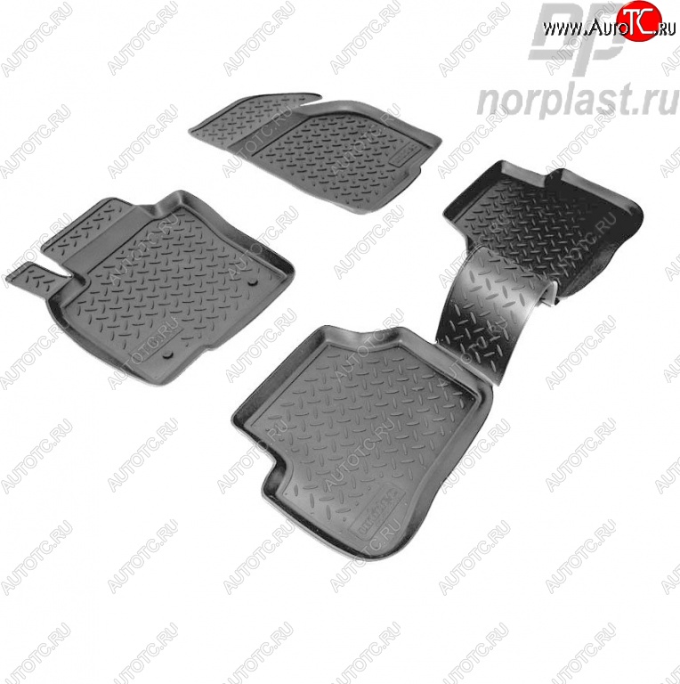 2 189 р. Комплект ковриков в салон Norplast Volkswagen Passat B6 седан (2005-2011)  с доставкой в г. Чебоксары