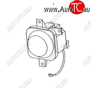 13 899 р. Левая противотуманная фара VAG  Volkswagen Pointer (2006-2009)  с доставкой в г. Чебоксары
