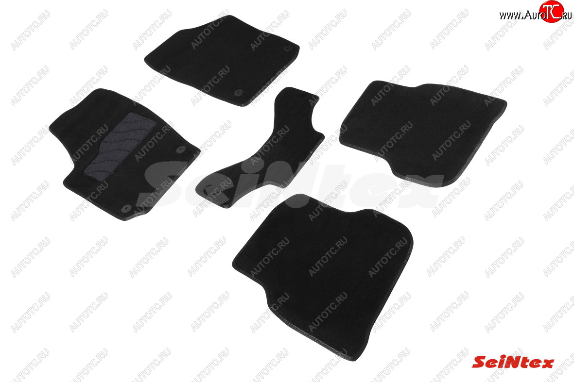 2 899 р. Текстильные коврики в салон SEINTEX (Glonass) LUX Volkswagen Polo Mk6 лифтбек (2020-2022)  с доставкой в г. Чебоксары