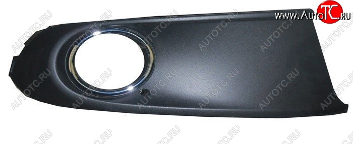 299 р. Вставки для ПТФ в передний бампер SAT (хром, правая)  Volkswagen Polo  5 (2009-2015) седан дорестайлинг  с доставкой в г. Чебоксары