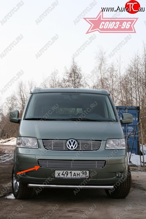 5 354 р. Декоративный элемент воздухозаборника Souz-96 (d10)  Volkswagen Transporter  T4 (1990-1996) дорестайлинг  с доставкой в г. Чебоксары