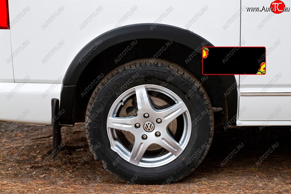 2 939 р. Накладка колесной арки на RA (задняя правая)  Volkswagen Transporter  T5 (2009-2015) рестайлинг (Поверхность глянец (под окраску), Неокрашенная)  с доставкой в г. Чебоксары