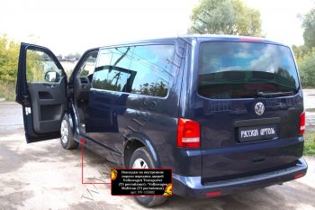1 299 р. Накладки на внутренние пороги передних дверей RA  Volkswagen Transporter  T5 (2009-2015) рестайлинг  с доставкой в г. Чебоксары. Увеличить фотографию 4