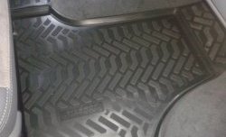 1 499 р. Коврики в салон Aileron 4 шт. (полиуретан, передние) Volkswagen Transporter T5 дорестайлинг (2003-2009)  с доставкой в г. Чебоксары. Увеличить фотографию 2