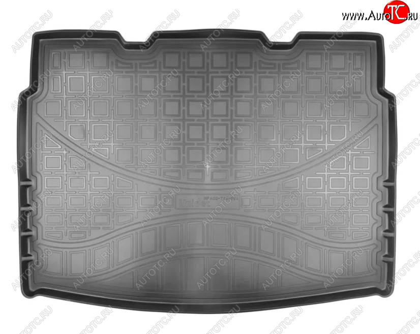 1 839 р. Коврик в багажник Norplast Unidec (на нижнюю полку) Volkswagen Tiguan Mk2 рестайлинг (2020-2022) (Цвет: черный)  с доставкой в г. Чебоксары