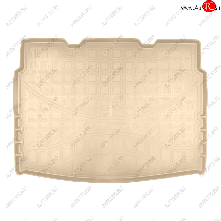 2 279 р. Коврик багажника Norplast Unidec (нижняя полка) Volkswagen Tiguan Mk2 рестайлинг (2020-2022) (Цвет: бежевый)  с доставкой в г. Чебоксары