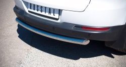 16 699 р. Одинарная защита заднего бампера из трубы диаметром 63 мм (Sport & Style) SLITKOFF  Volkswagen Tiguan  NF (2011-2017) рестайлинг  с доставкой в г. Чебоксары. Увеличить фотографию 2