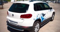 16 699 р. Одинарная защита заднего бампера из трубы диаметром 63 мм (Sport & Style) SLITKOFF  Volkswagen Tiguan  NF (2011-2017) рестайлинг  с доставкой в г. Чебоксары. Увеличить фотографию 4