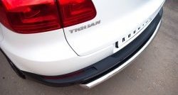 16 699 р. Одинарная защита заднего бампера из трубы диаметром 63 мм (Track & Field) SLITKOFF  Volkswagen Tiguan  NF (2011-2017) рестайлинг  с доставкой в г. Чебоксары. Увеличить фотографию 3