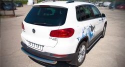 16 999 р. Одинарная защита заднего бампера из трубы диаметром 76 мм (Sport & Style) SLITKOFF  Volkswagen Tiguan  NF (2011-2017) рестайлинг  с доставкой в г. Чебоксары. Увеличить фотографию 2
