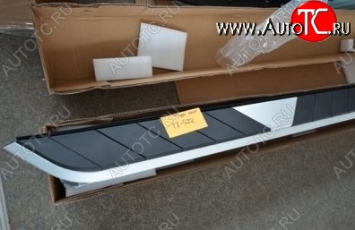 11 399 р. Пороги CT v2 Volkswagen Touareg 2 NF дорестайлинг (2010-2014)  с доставкой в г. Чебоксары