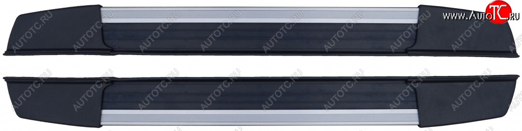 13 049 р. Алюминиевые порожки для ног Элеганс Volkswagen Touareg 2 NF дорестайлинг (2010-2014)  с доставкой в г. Чебоксары