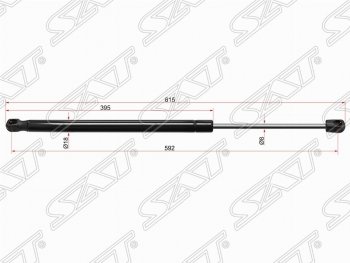 Газовый упор крышки багажника SAT Volkswagen Touareg  2 NF (2010-2018) дорестайлинг, рестайлинг