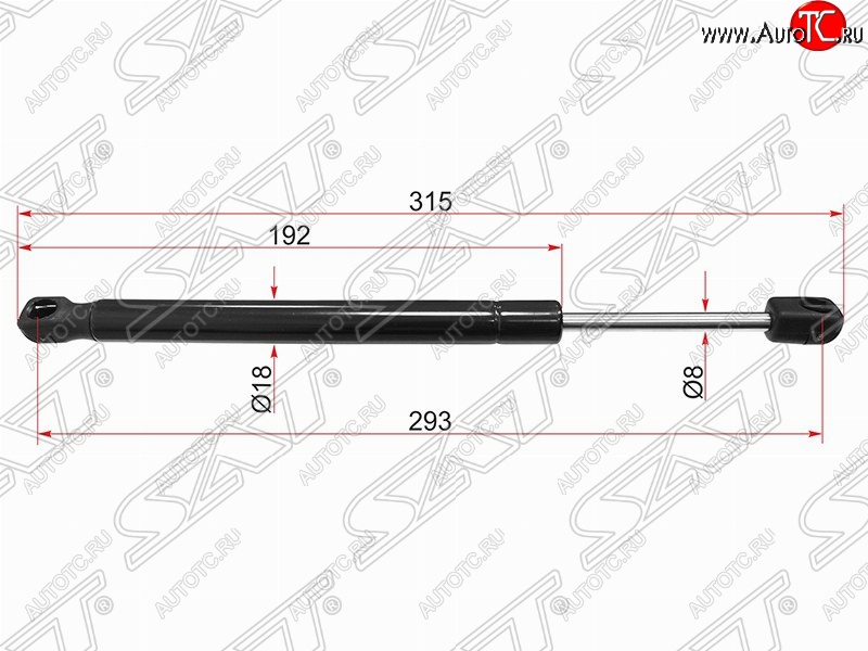 399 р. Газовый упор капота SAT  Volvo S60  FS седан - V60  с доставкой в г. Чебоксары