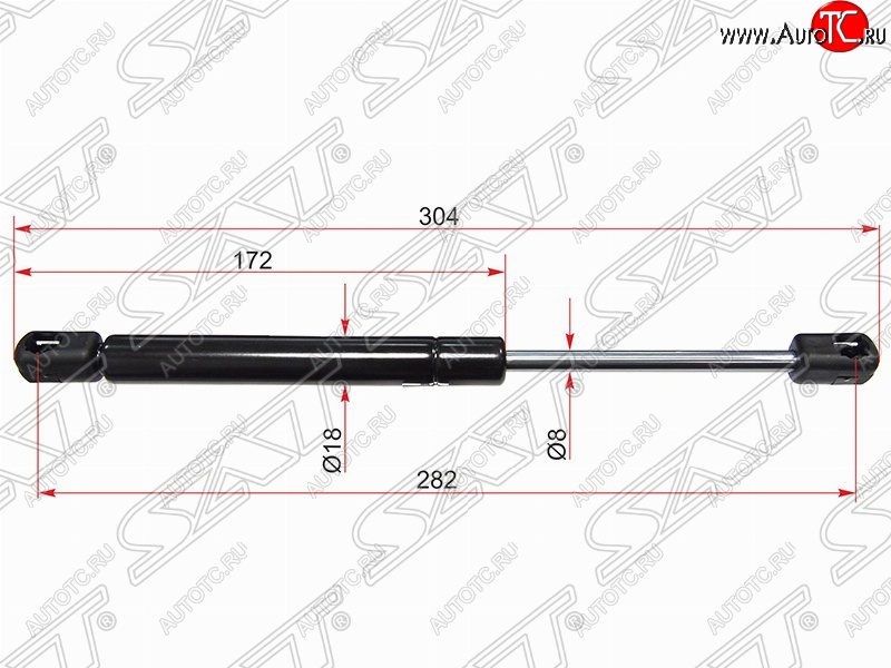 599 р. Газовый упор капота SAT  Volvo S80  AS60 седан - XC70  с доставкой в г. Чебоксары