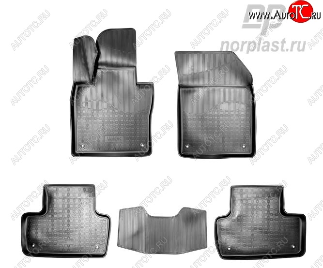 2 899 р. Коврики салонные Noplast Volvo XC60 (2017-2022)  с доставкой в г. Чебоксары