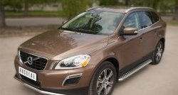 15 249 р. Одинарная защита переднего бампера диаметром 42 мм SLITKOFF  Volvo XC60 (2008-2013)  дорестайлинг  с доставкой в г. Чебоксары. Увеличить фотографию 4