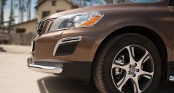 16 499 р. Одинарная защита переднего бампера диаметром 63 мм SLITKOFF  Volvo XC60 (2008-2013)  дорестайлинг  с доставкой в г. Чебоксары. Увеличить фотографию 3