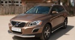 16 499 р. Одинарная защита переднего бампера диаметром 63 мм SLITKOFF  Volvo XC60 (2008-2013)  дорестайлинг  с доставкой в г. Чебоксары. Увеличить фотографию 4